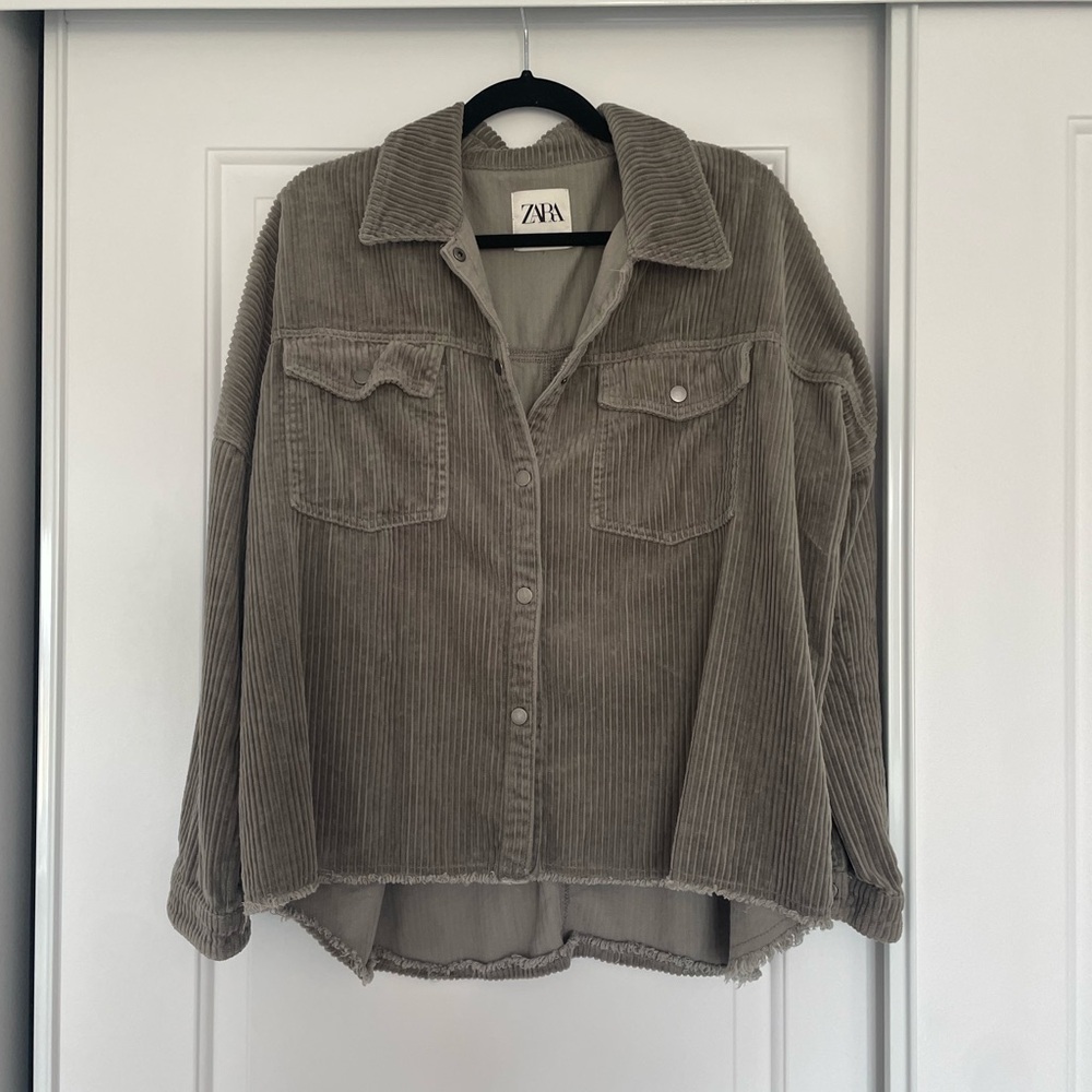 Oversized Corduroy Shirt